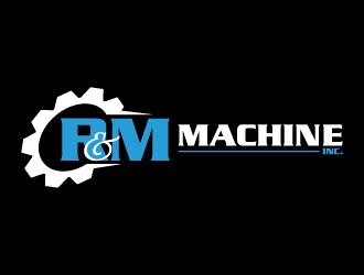 R&M Machine, Inc. logo design by jishu
