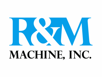 R&M Machine, Inc. logo design by up2date