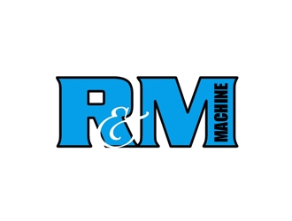 R&M Machine, Inc. logo design by Foxcody