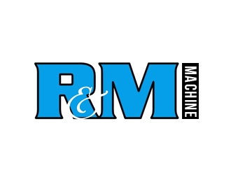 R&M Machine, Inc. logo design by Foxcody