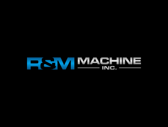R&M Machine, Inc. logo design by ammad
