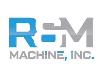 R&M Machine, Inc. logo design by Erasedink