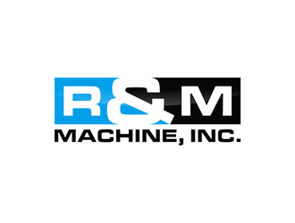 R&M Machine, Inc. logo design by alby