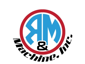 R&M Machine, Inc. logo design by mop3d