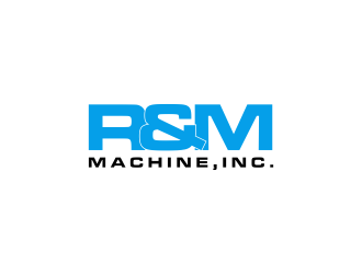R&M Machine, Inc. logo design by L E V A R