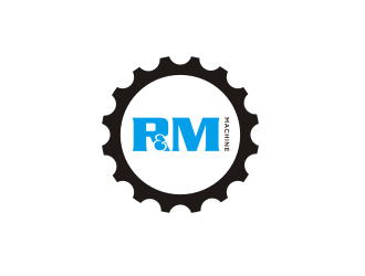R&M Machine, Inc. logo design by Renaker