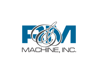 R&M Machine, Inc. logo design by sokha
