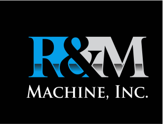 R&M Machine, Inc. logo design by up2date
