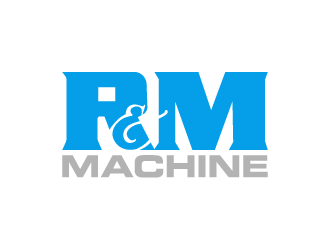 R&M Machine, Inc. logo design by akay