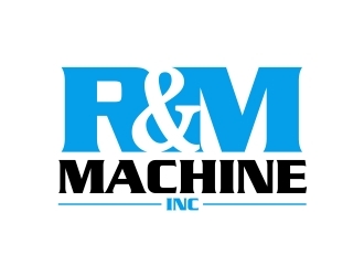 R&M Machine, Inc. logo design by onetm