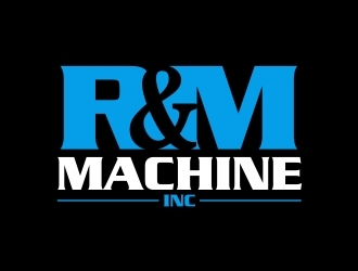 R&M Machine, Inc. logo design by onetm
