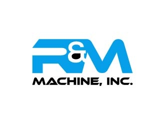 R&M Machine, Inc. logo design by maserik