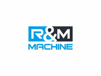 R&M Machine, Inc. logo design by ammad