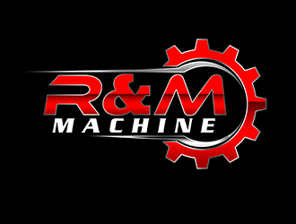 R&M Machine, Inc. logo design by 3Dlogos