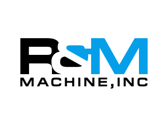 R&M Machine, Inc. logo design by MUNAROH