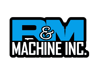 R&M Machine, Inc. logo design by Coolwanz