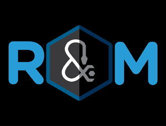 R&M Machine, Inc. logo design by Leivong