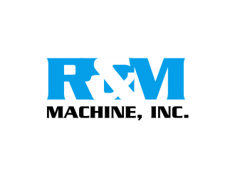 R&M Machine, Inc. logo design by ingepro