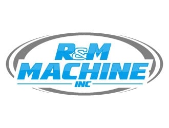 R&M Machine, Inc. logo design by daywalker