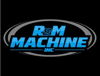 R&M Machine, Inc. logo design by daywalker