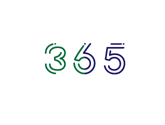 365 logo design by AnuragYadav