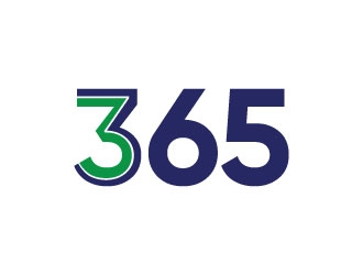 365 logo design by Erasedink