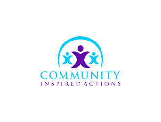 Community Inspired Actions logo design by checx
