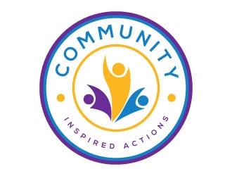 Community Inspired Actions logo design by Suvendu