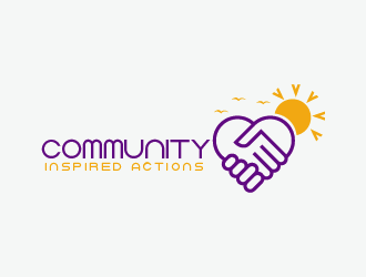 Community Inspired Actions logo design by czars