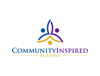 Community Inspired Actions logo design by lexipej
