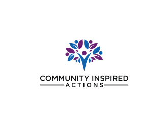 Community Inspired Actions logo design by mbamboex