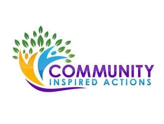 Community Inspired Actions logo design by DreamLogoDesign