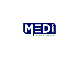 MEDI DESIGN & CONTRUCT  logo design by Greenlight