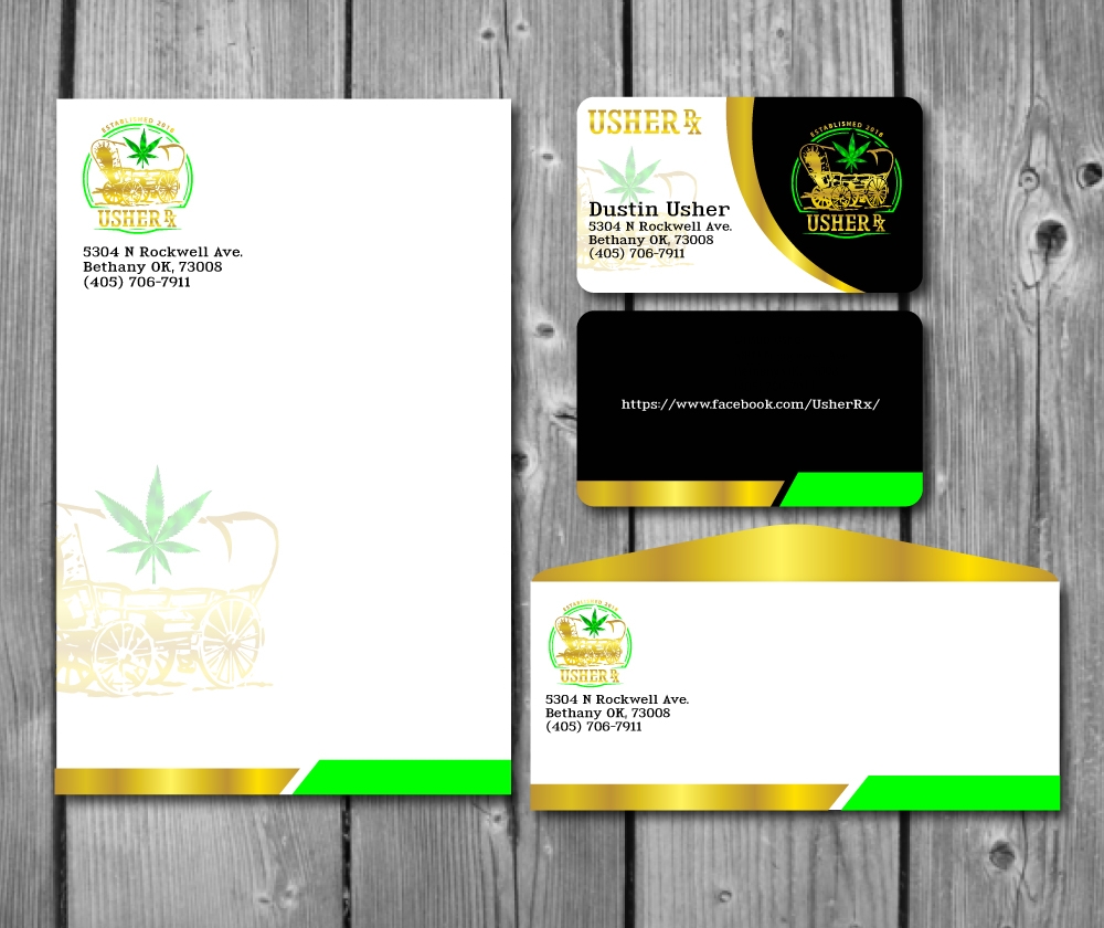 Usher Rx logo design by ElonStark