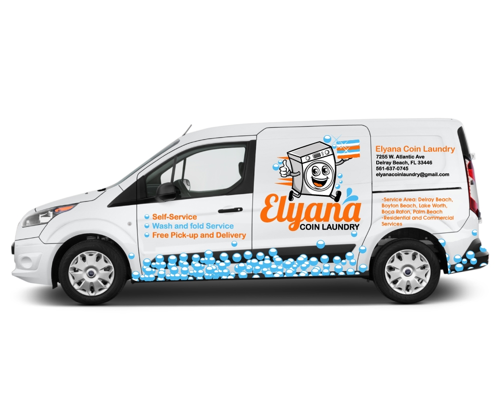 Elyana Coin Laundry  logo design by ElonStark