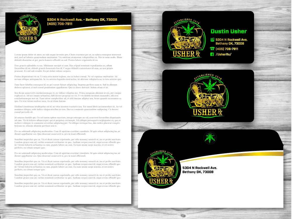 Usher Rx logo design by jaize