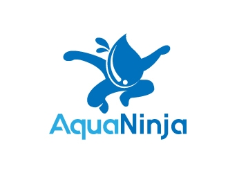 AquaNinja, Inc. logo design by jaize