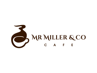 Mr Miller & Co Cafe logo design by JessicaLopes