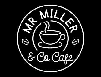 Mr Miller &amp; Co Cafe logo design by ORPiXELSTUDIOS