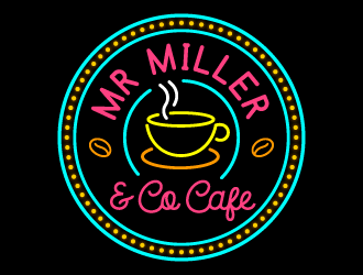 Mr Miller & Co Cafe logo design by ORPiXELSTUDIOS