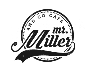 Mr Miller &amp; Co Cafe logo design by pencilhand