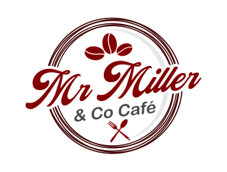 Mr Miller & Co Cafe logo design by mutafailan
