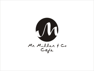 Mr Miller & Co Cafe logo design by bunda_shaquilla
