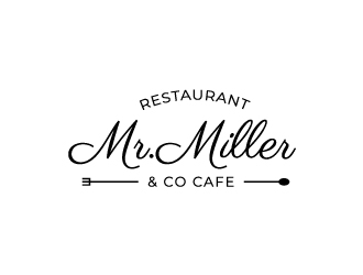 Mr Miller &amp; Co Cafe logo design by crazher