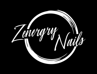 Zenergry Nails  logo design by afra_art
