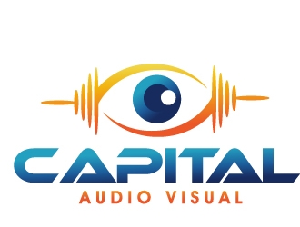 Capital Audio Visual logo design by PMG