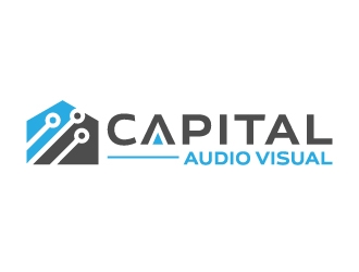 Capital Audio Visual logo design by jaize