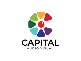 Capital Audio Visual logo design by crazher