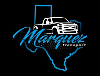 Marquez Transport logo design by daywalker