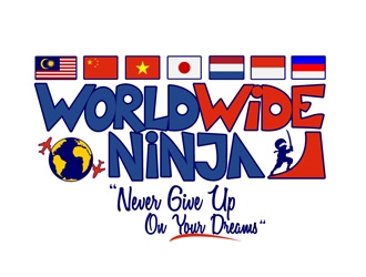 World Wide Ninja logo design by DreamLogoDesign